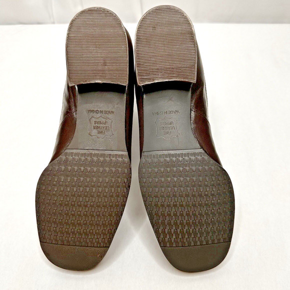 Ros Hammerson Womens Boots 7N Ankle Height Brown Leather Zip Butter Soft Booties - Picture 5 of 15